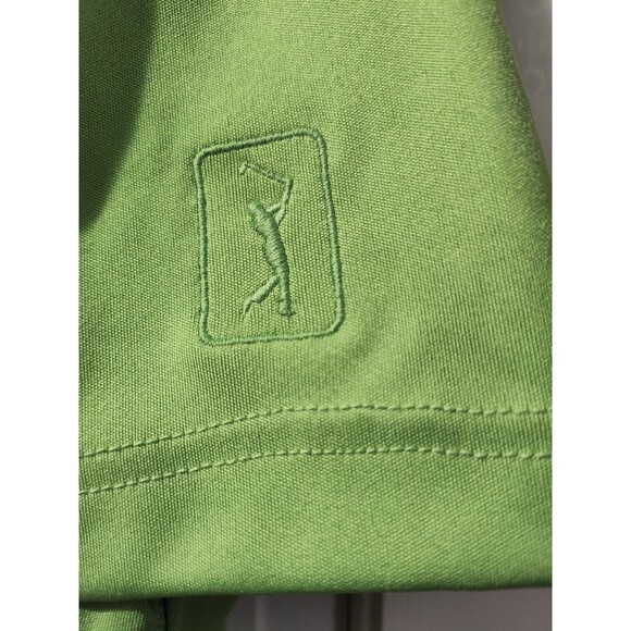 NEW PGA Tour Mens Polo Shirt Green Size XL Short Sleeve Polyester NWT Pro Series - Picture 4 of 13